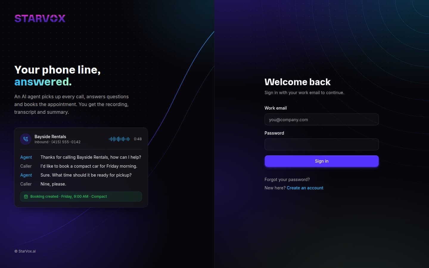 StarVox: AI Voice Agent Dashboard thumbnail 6