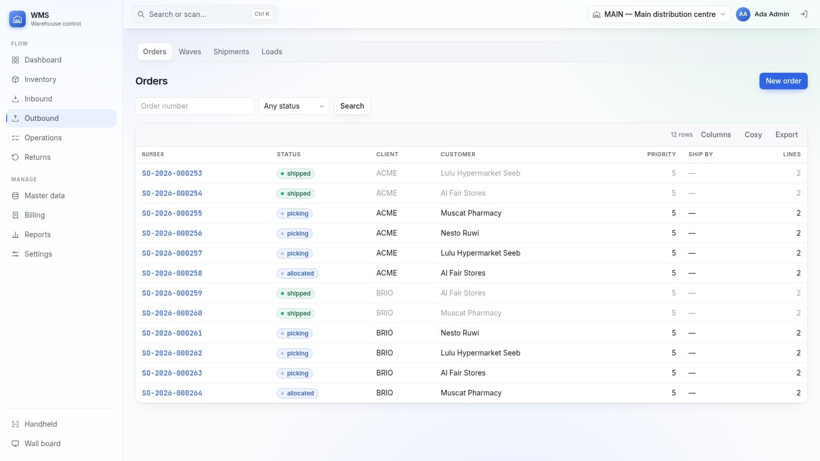 Warehouse Management System (3PL WMS) thumbnail 3