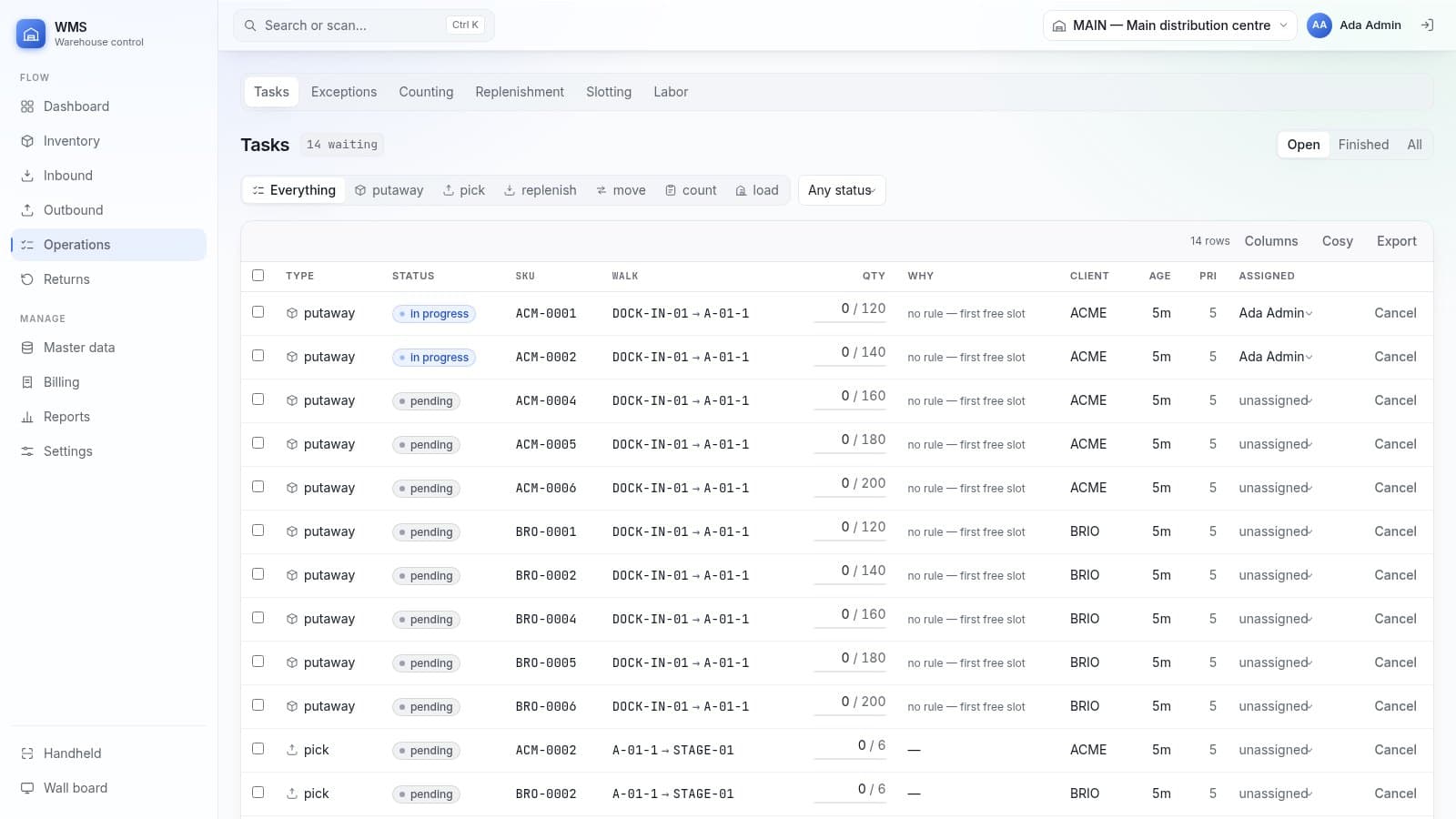 Warehouse Management System (3PL WMS) thumbnail 4