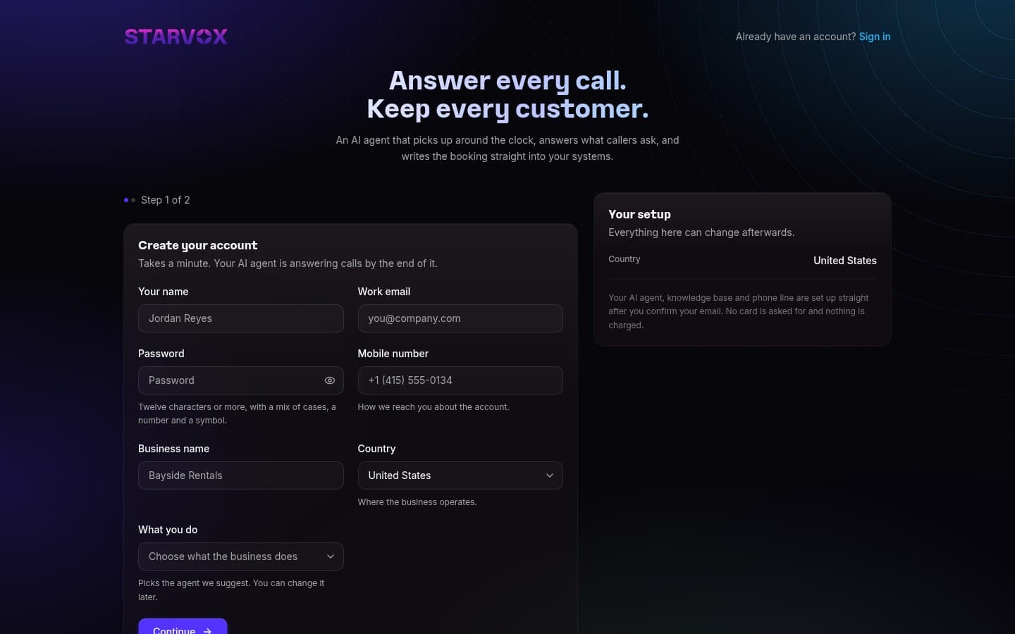 StarVox: AI Voice Agent Dashboard thumbnail 7