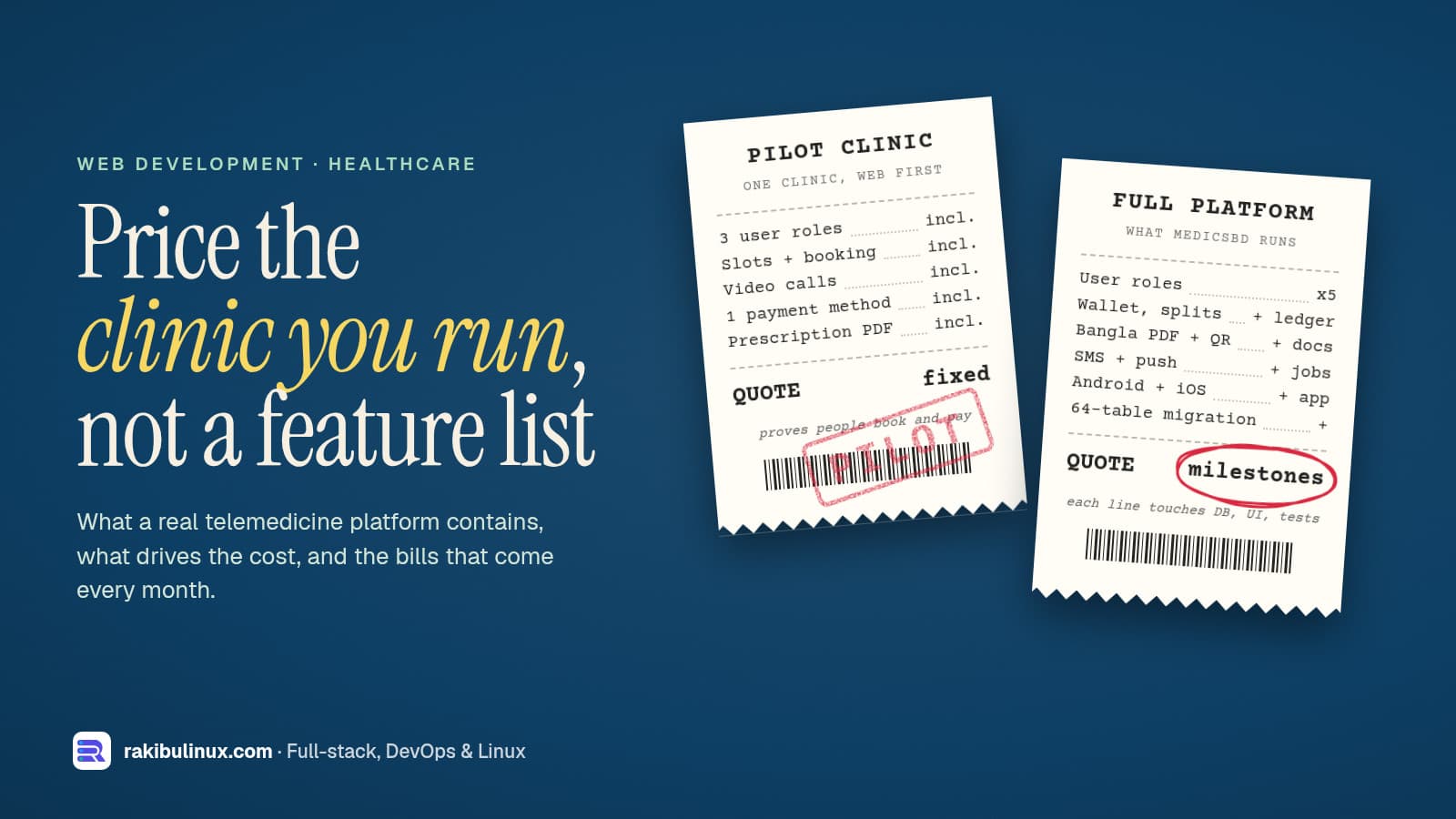 Telemedicine App Development Cost: What Sets the Price