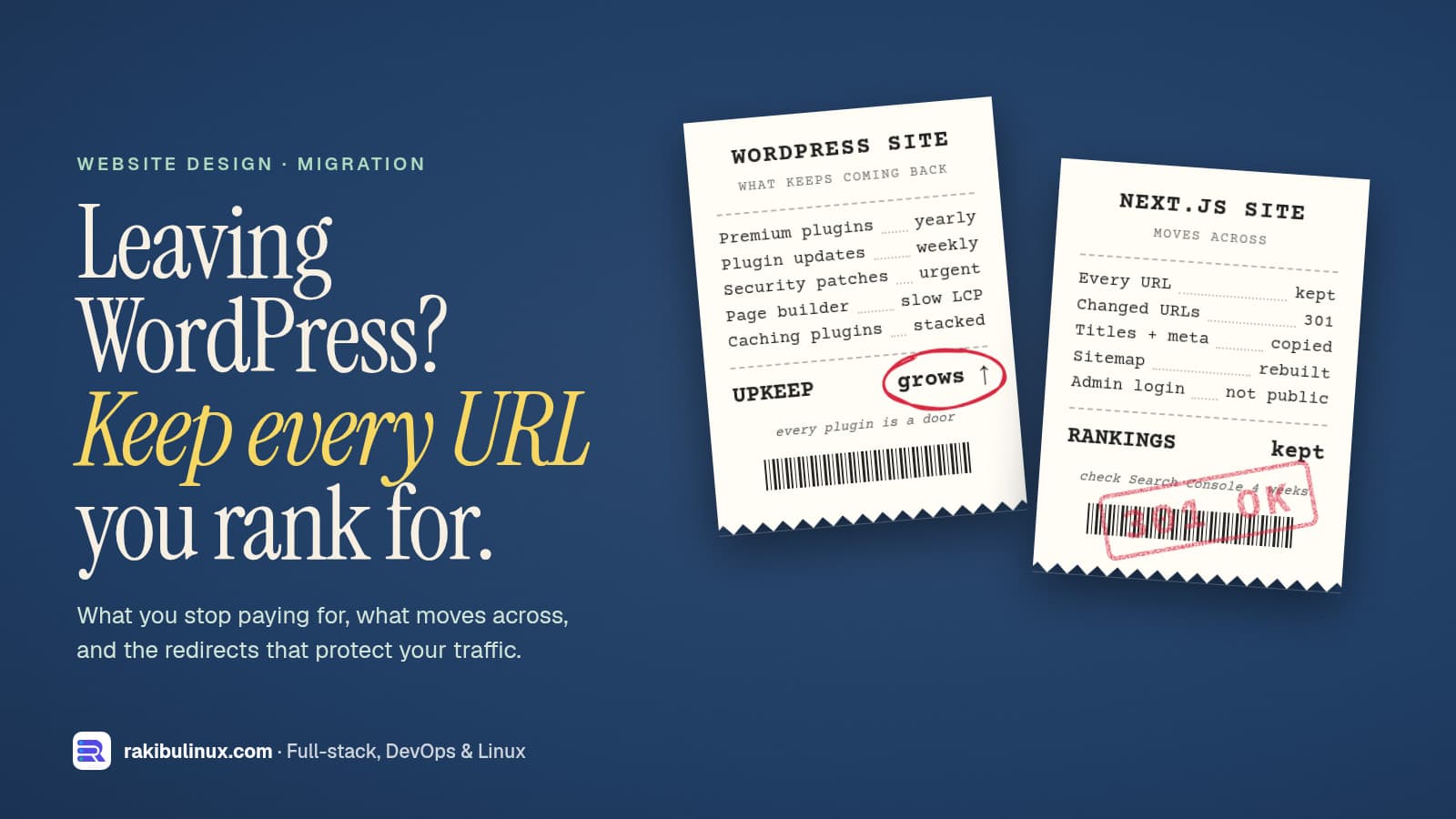 WordPress to Next.js Migration Without Losing SEO